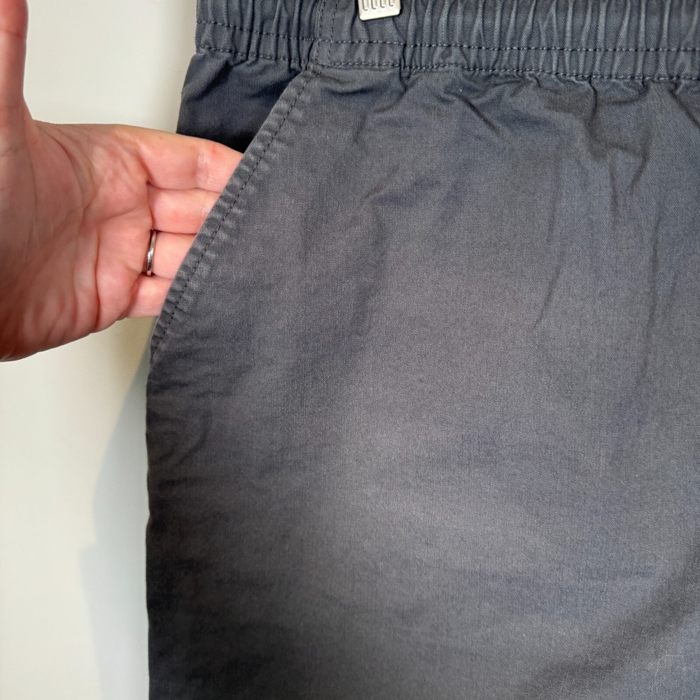 Pact Shorts Organic Cotton Stretch Pull On Pocket Drawstring Gray Size Xlarge XL - Picture 4 of 9